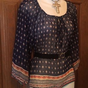 🍃Sheer boho top🍃>GORGEOUS<